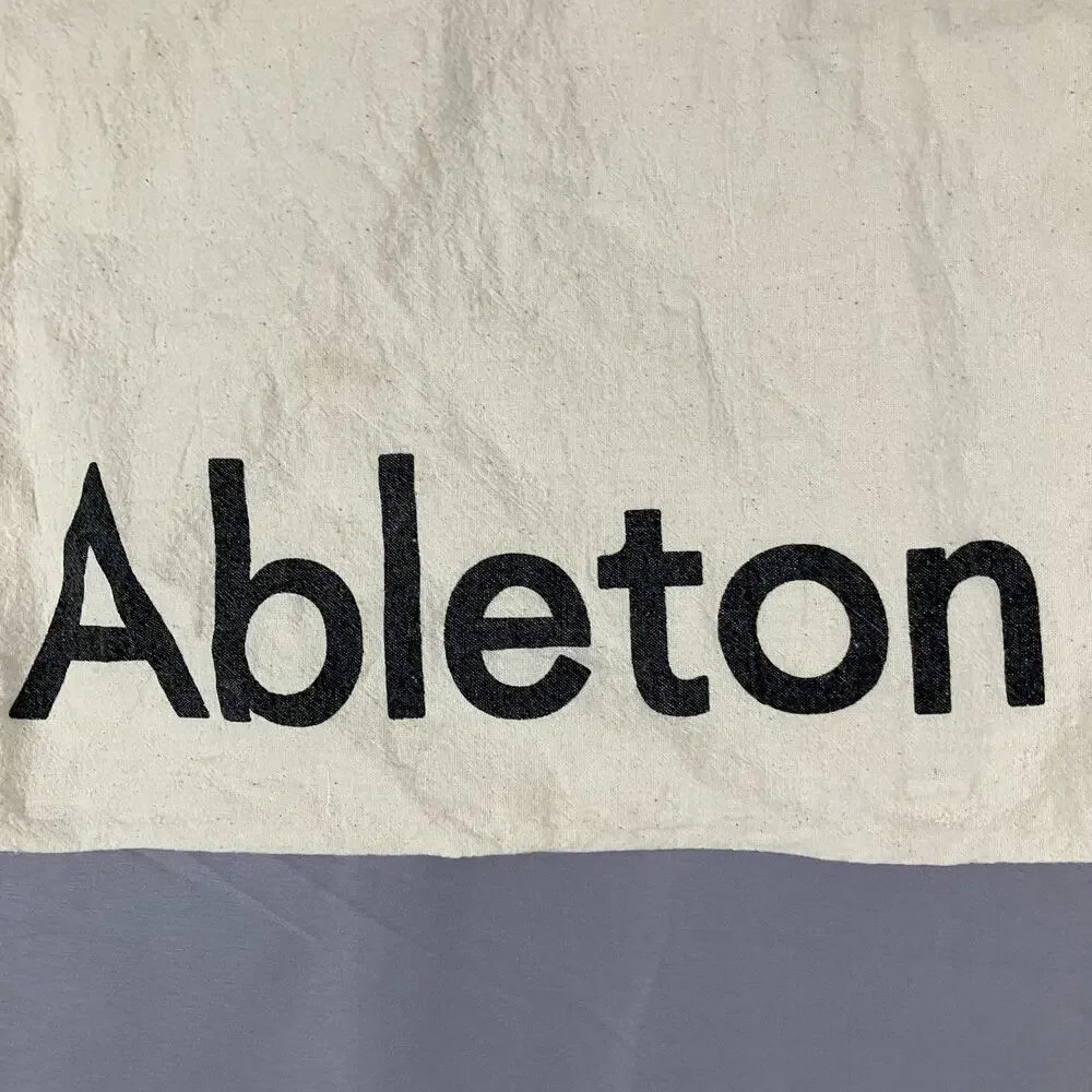 Ableton Logo Tote Bag Beige 12x15‎ Electronic Music Production